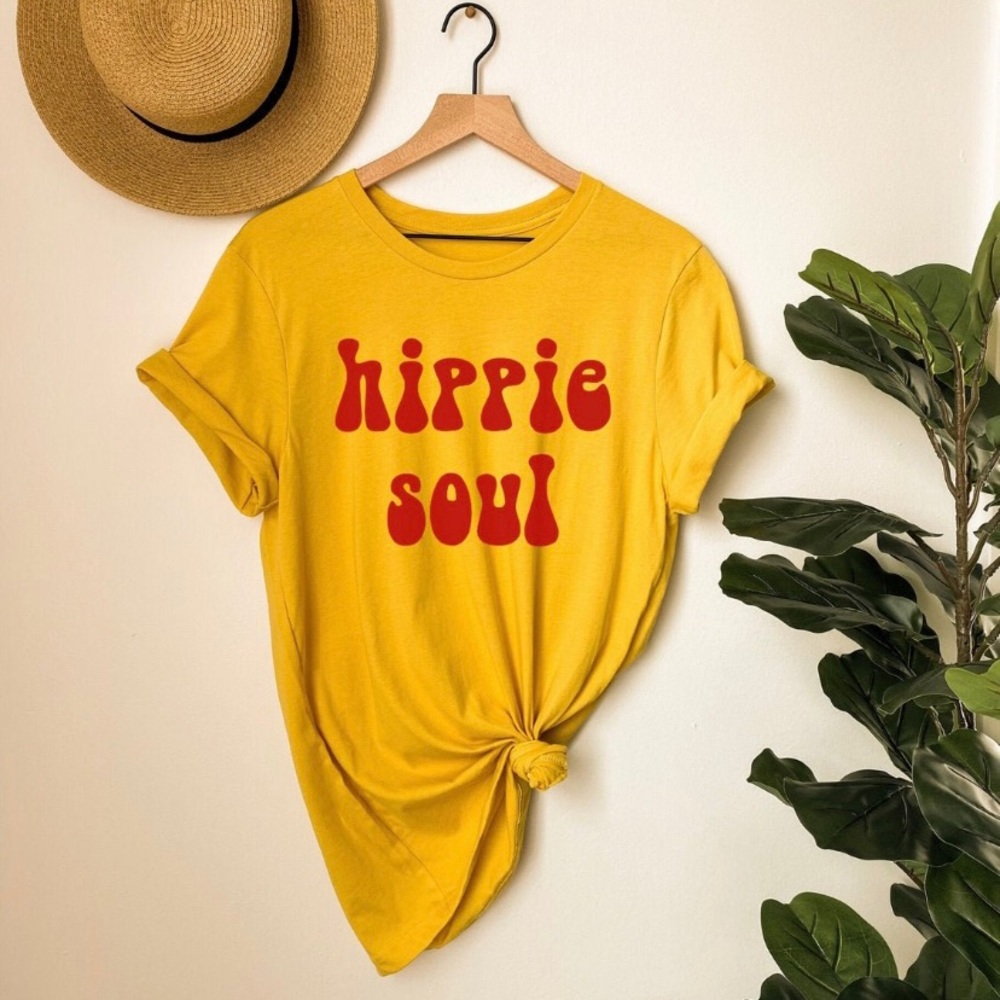 Hippie Soul Retro Funky 1970s Graphic Tee